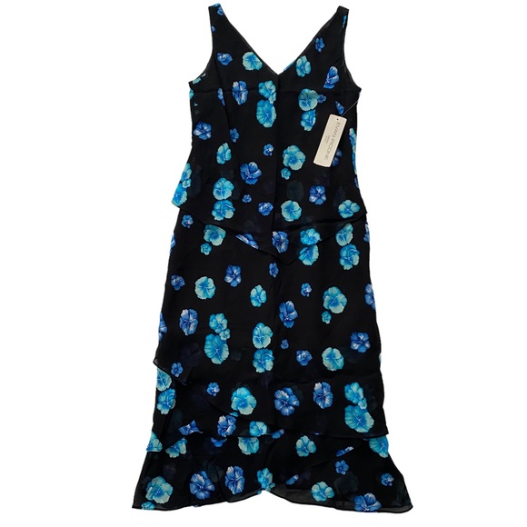 NWT Evan-Picone Floral Print V-Neck Sleeveless Dress Size 8 - Picture 14 of 14